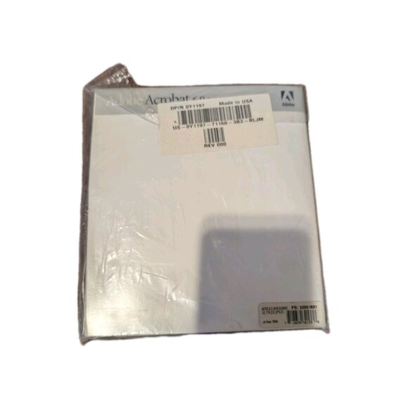 Vtg New old stock- Adobe Acrobat 6.0 Standard WINDOWS - sealed in bag - Picture 2 of 6
